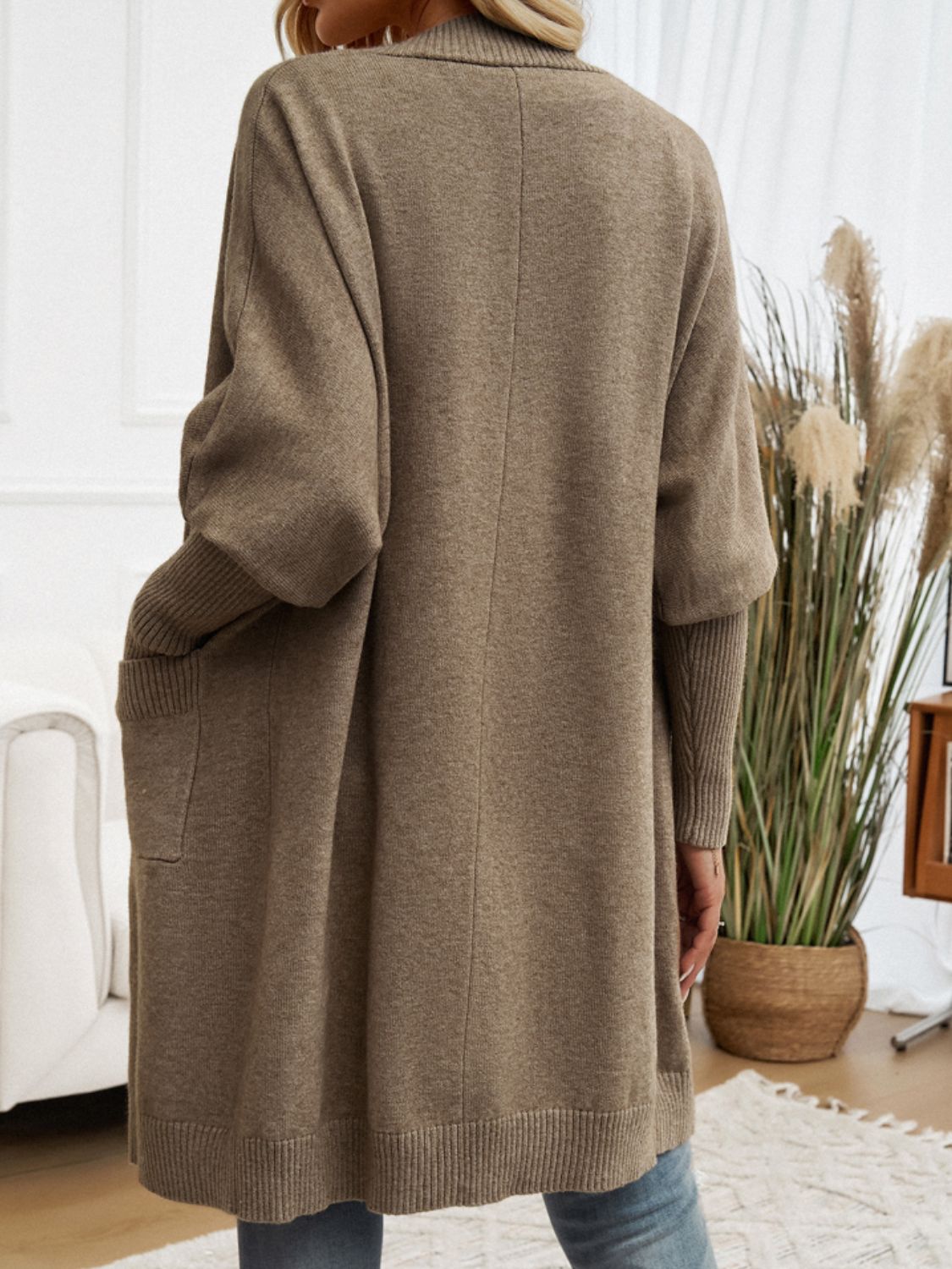 Cozy Pocketed Longline Cardigan