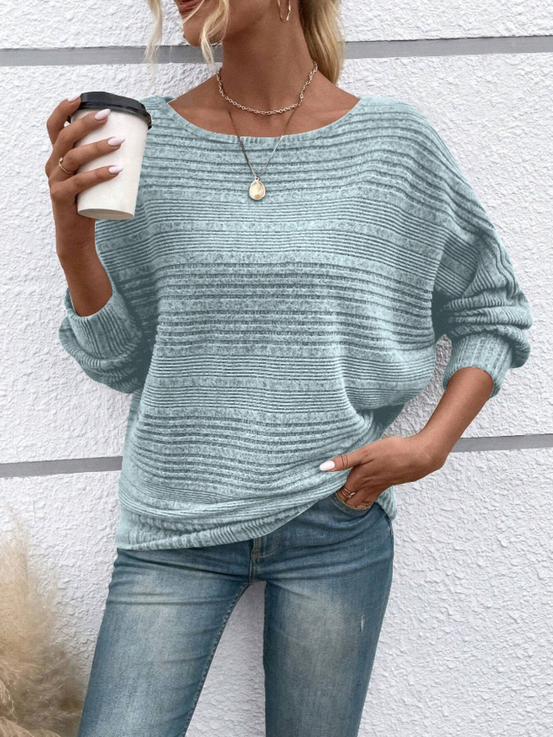 Everly Ribbed Luxe Pullover