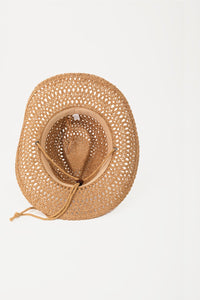 Elegance Afield Straw Hat with Rope Strap