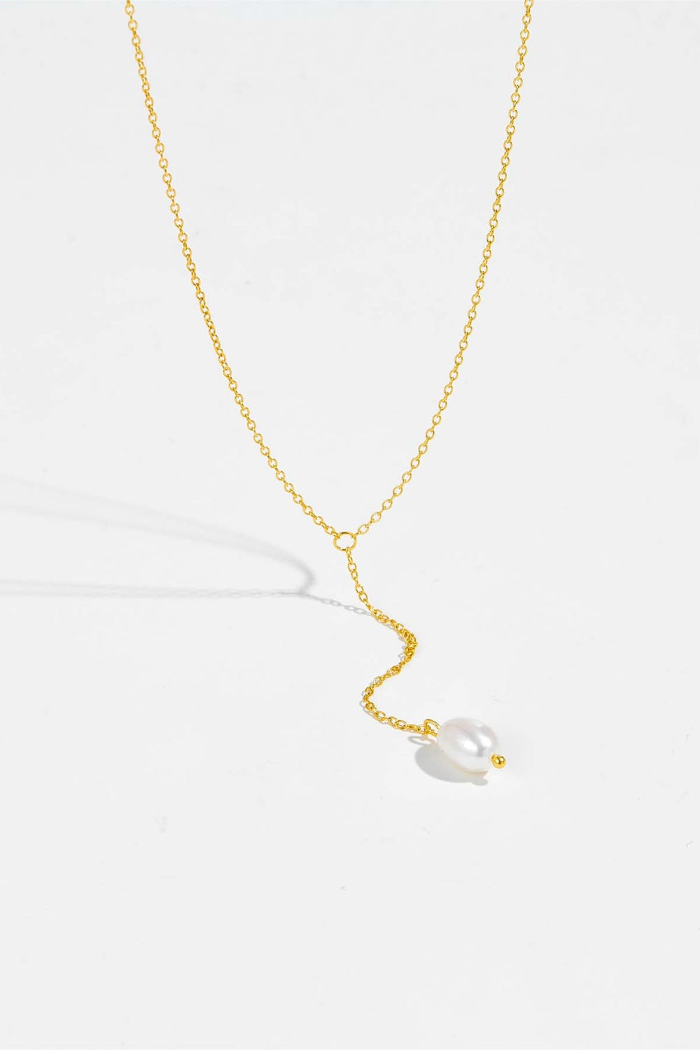 Luminous Elegance Pearl Drop Necklace