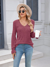 Chic Lace-Trimmed Cozy Sweater