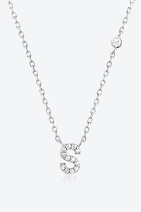 Q to U Quintessence Circle Zircon Sterling Necklace