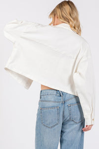 Modern Essential Cropped Denim Jacket