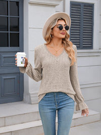 Chic Lace-Trimmed Cozy Sweater