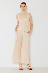 Marina West Elegance Pleated Wide-Leg Pants