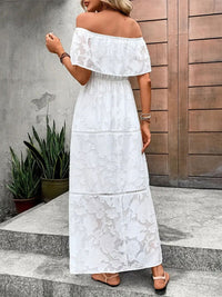 Ethereal Off-Shoulder Maxi Dress