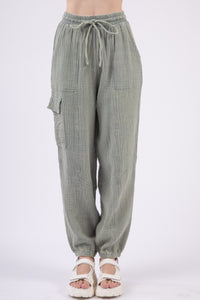 Cozy Crinkle Cotton Lounge Pants