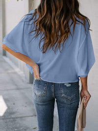 Graceful Drape Cowl Neck Blouse