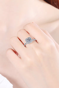 Eternal Radiance Moissanite Halo Ring