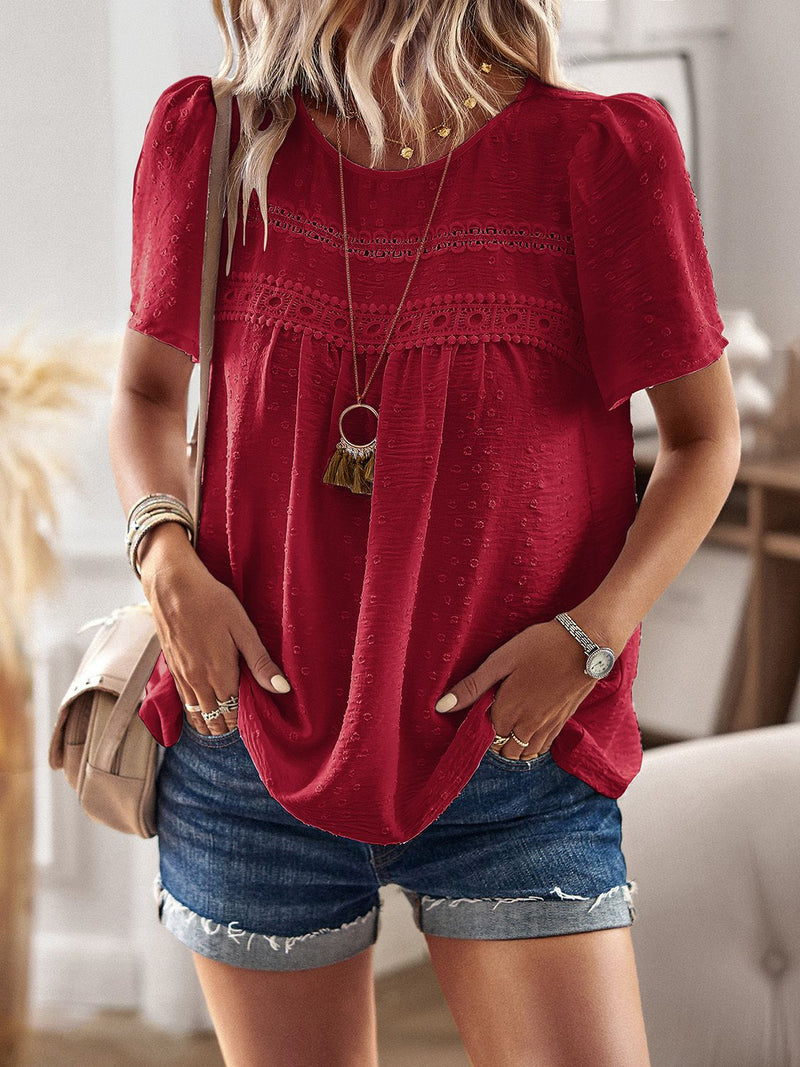 Sunshine Lace Detail Top