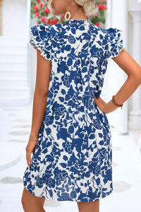 Summer Elegance Cap Sleeve Mini Dress