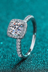 Eternal Radiance Moissanite Halo Ring