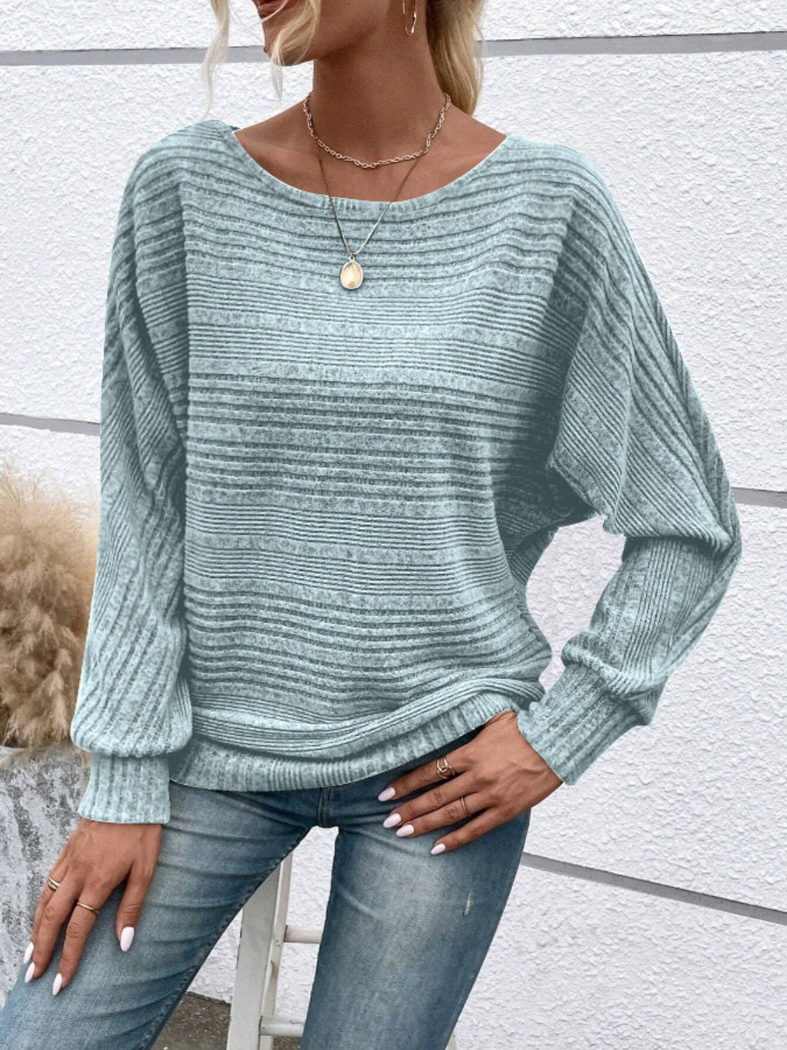 Everly Ribbed Luxe Pullover