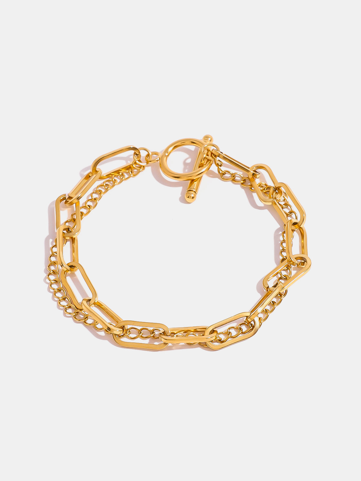 Golden Glow Link Bracelet