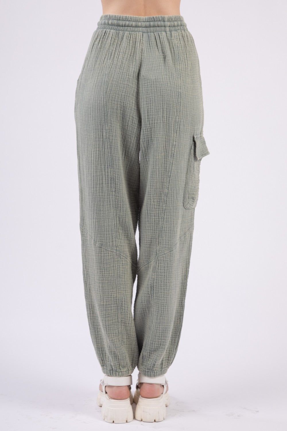 Cozy Crinkle Cotton Lounge Pants