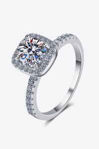 Eternal Radiance Moissanite Halo Ring