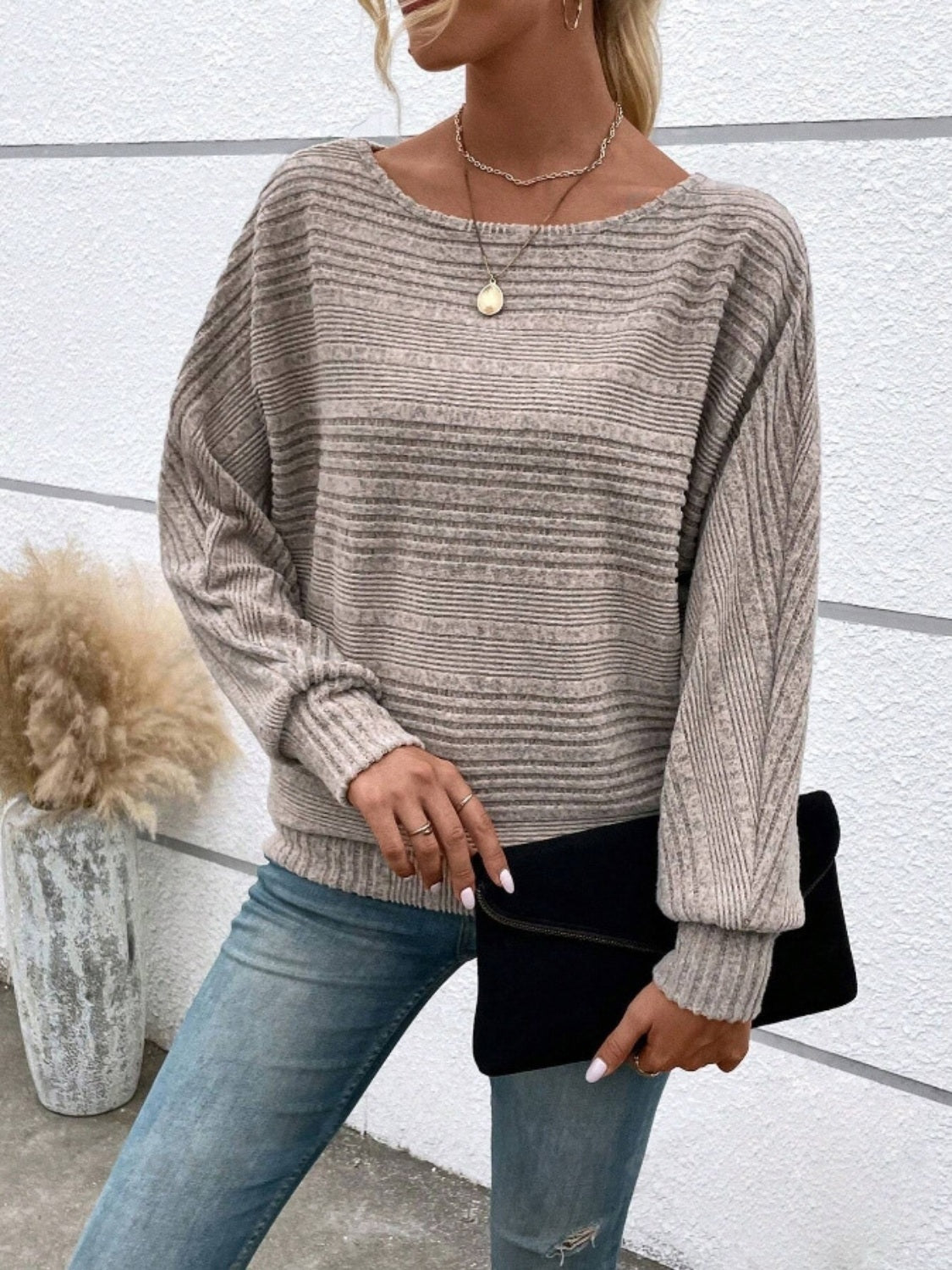 Everly Ribbed Luxe Pullover