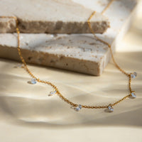 Celestial Sparkle Rhinestone Necklace