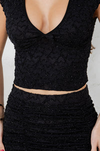 Midnight Heart Top