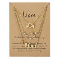 Cosmic Charm Zodiac Necklace Set