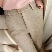 Chic Autumn Harem Pencil Pants