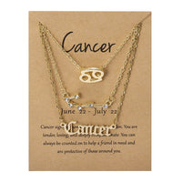 Cosmic Charm Zodiac Necklace Set