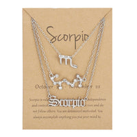 Cosmic Charm Zodiac Necklace Set