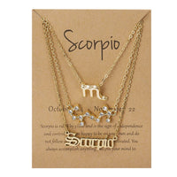 Cosmic Charm Zodiac Necklace Set