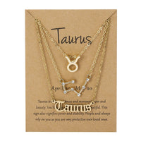 Cosmic Charm Zodiac Necklace Set