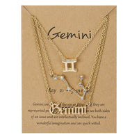 Cosmic Charm Zodiac Necklace Set