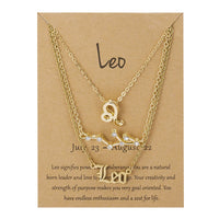 Cosmic Charm Zodiac Necklace Set