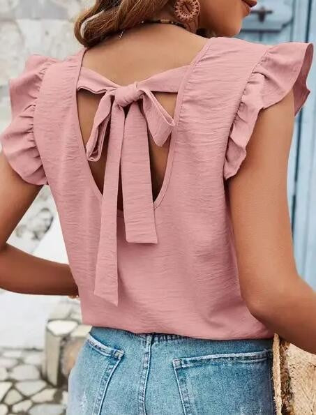 Amara Bow-Back Blouse