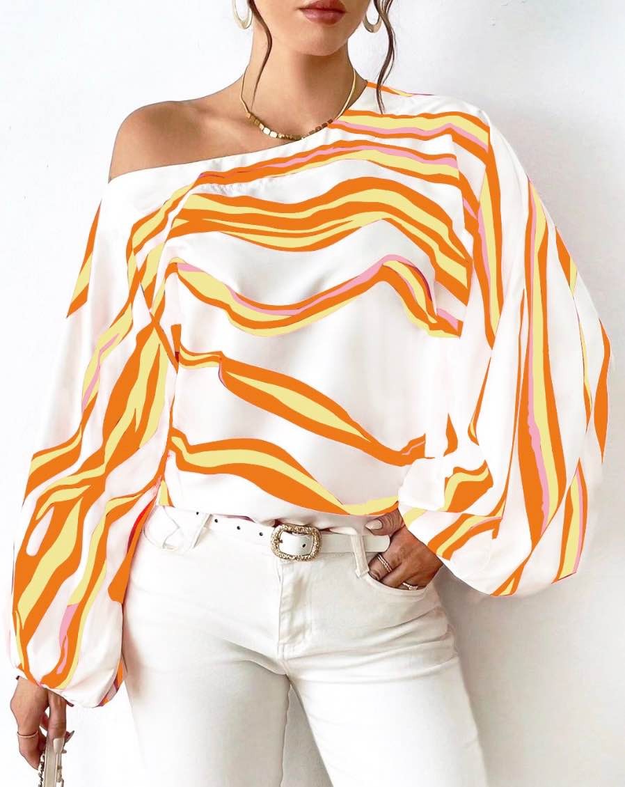 Solara Wave Off-Shoulder Top