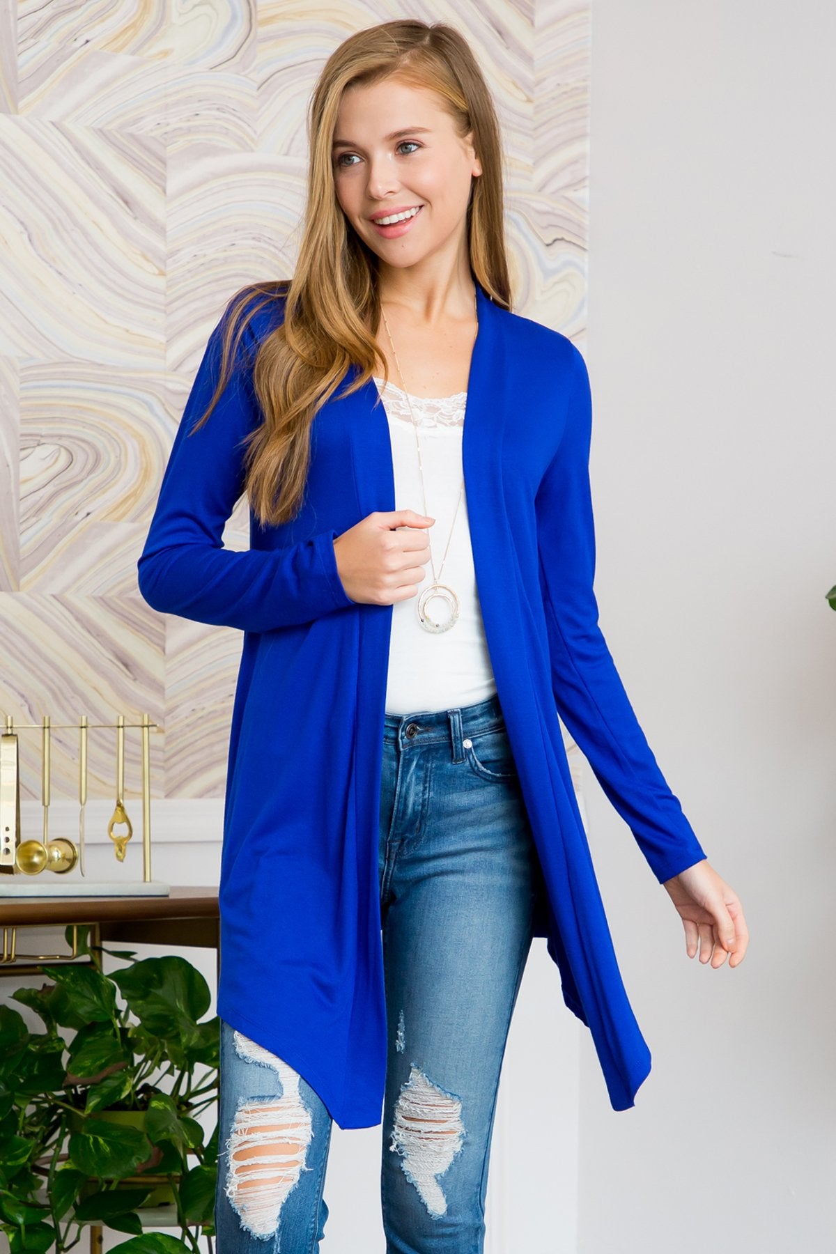 Rosecurrent Cascade Cardigan
