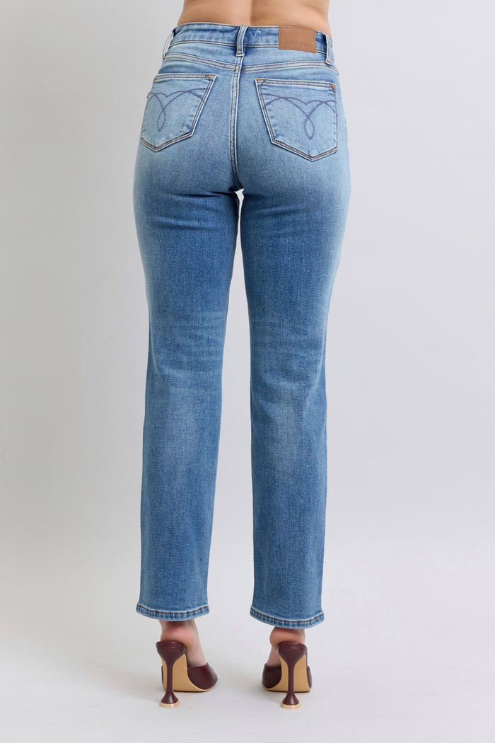 Vintage Thermal Straight Jeans