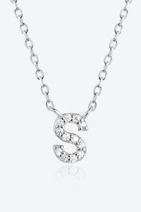 Q to U Quintessence Circle Zircon Sterling Necklace