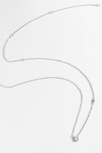 Q to U Quintessence Circle Zircon Sterling Necklace