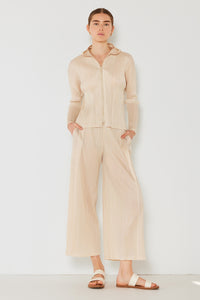 Marina West Elegance Pleated Wide-Leg Pants