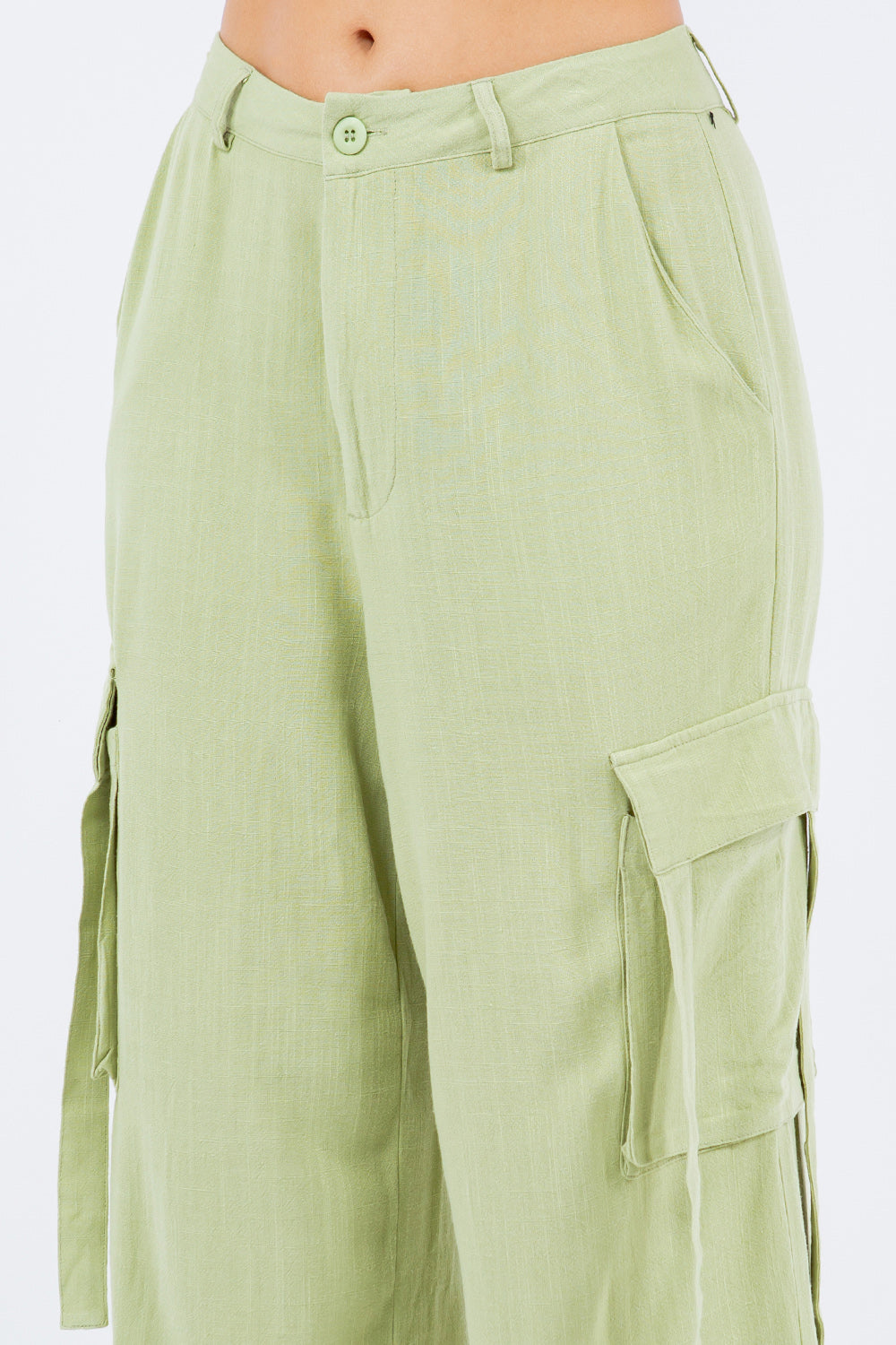 Urban Breeze Linen Cargo Pants