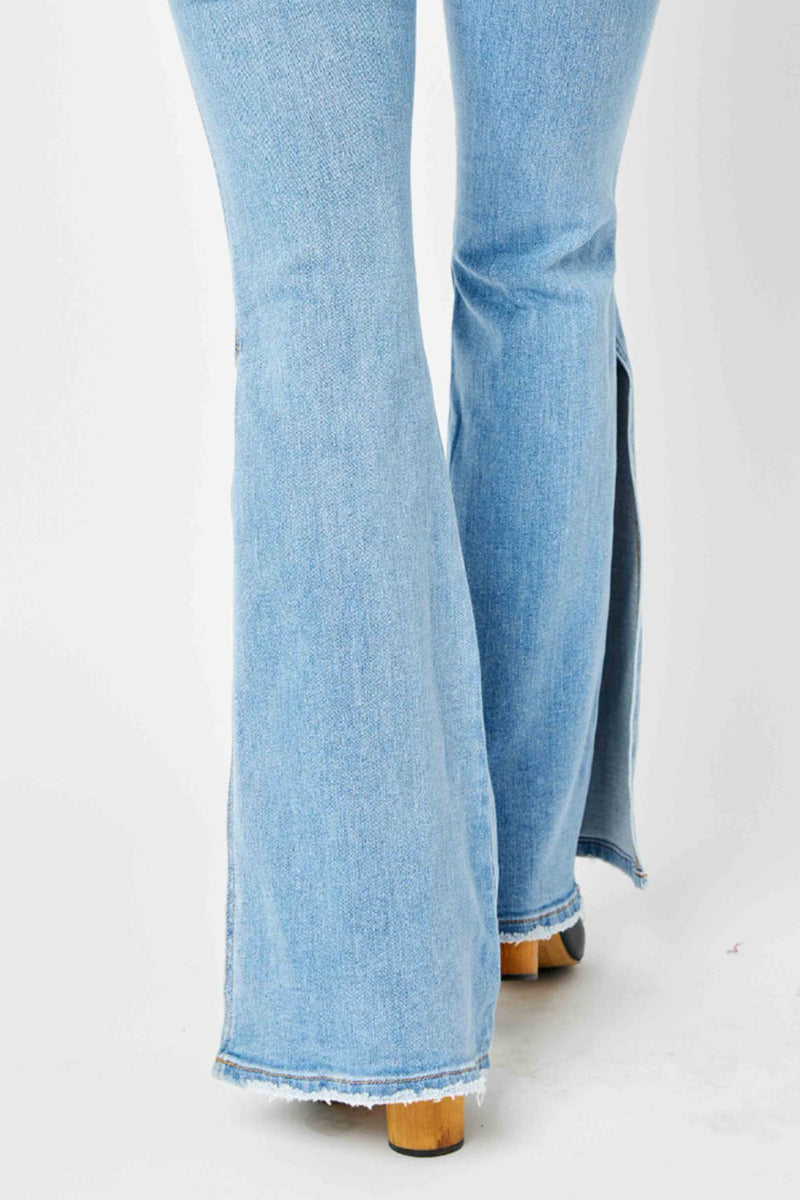 Judy Blue Mid-Rise Retro Flare Jeans