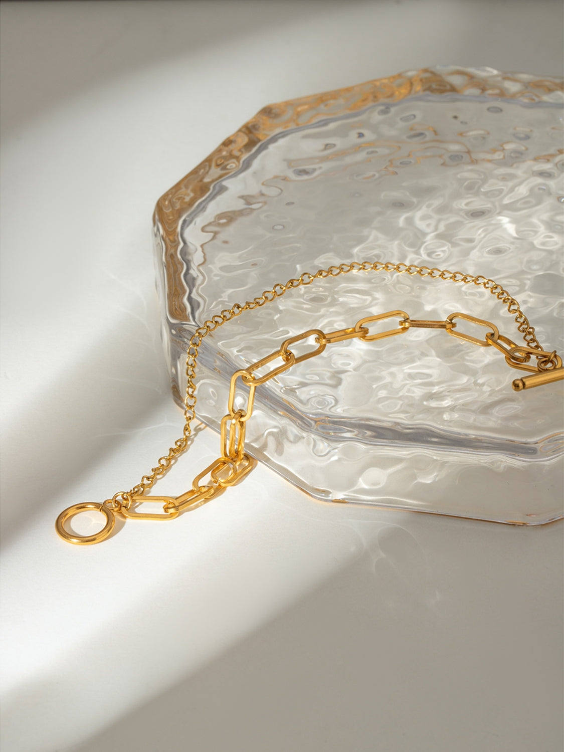 Golden Glow Link Bracelet