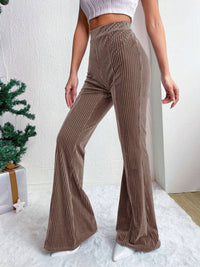 Velvet Horizon High-Waist Flare Pants