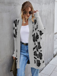 Wildly Chic Leopard Fuzzy Cardigan