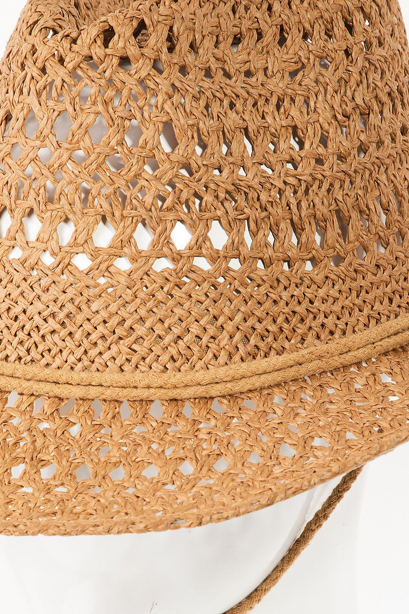 Elegance Afield Straw Hat with Rope Strap