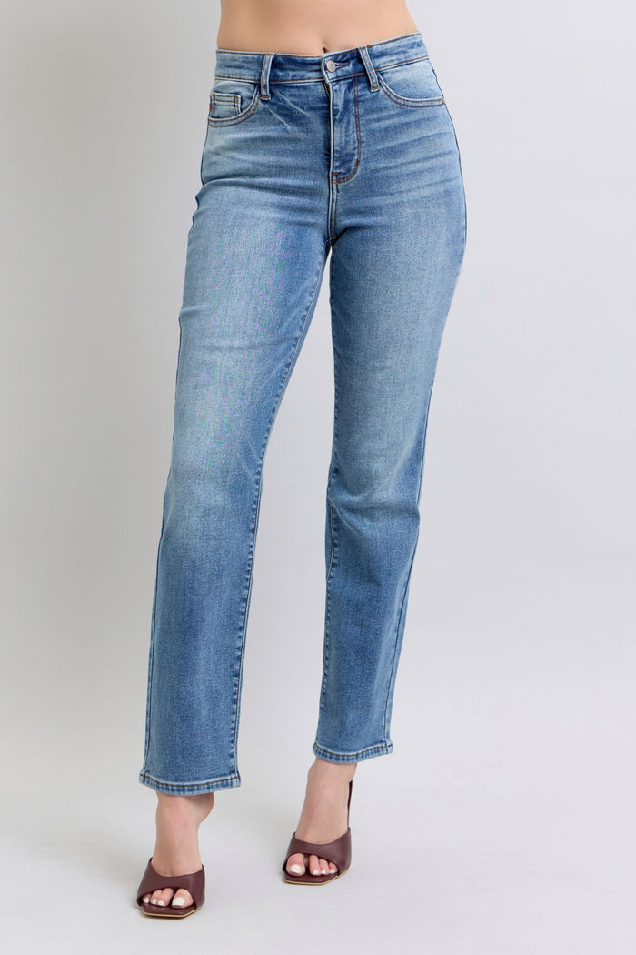 Vintage Thermal Straight Jeans