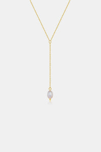 Luminous Elegance Pearl Drop Necklace