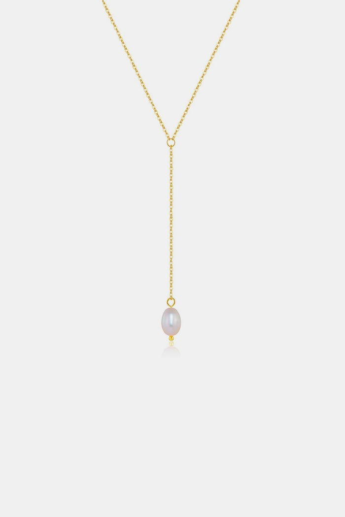 Luminous Elegance Pearl Drop Necklace