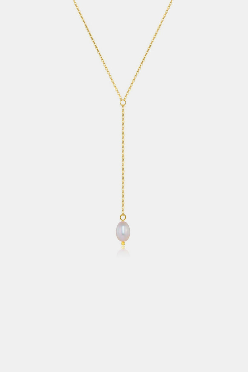 Luminous Elegance Pearl Drop Necklace