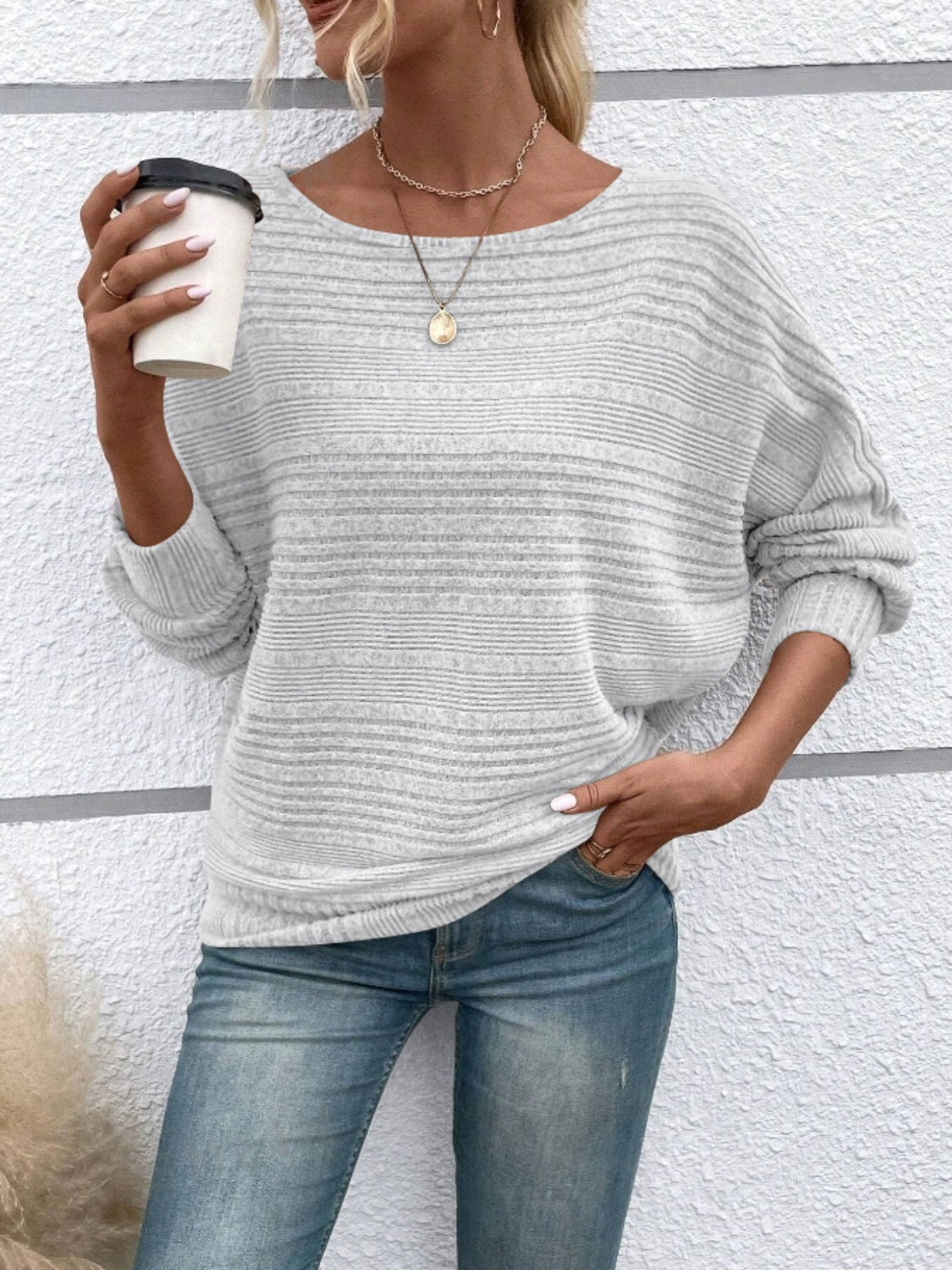 Everly Ribbed Luxe Pullover