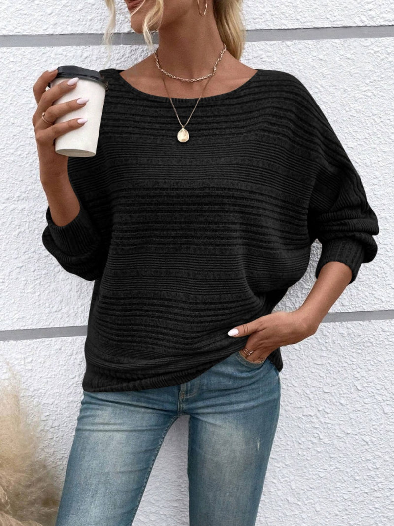 Everly Ribbed Luxe Pullover